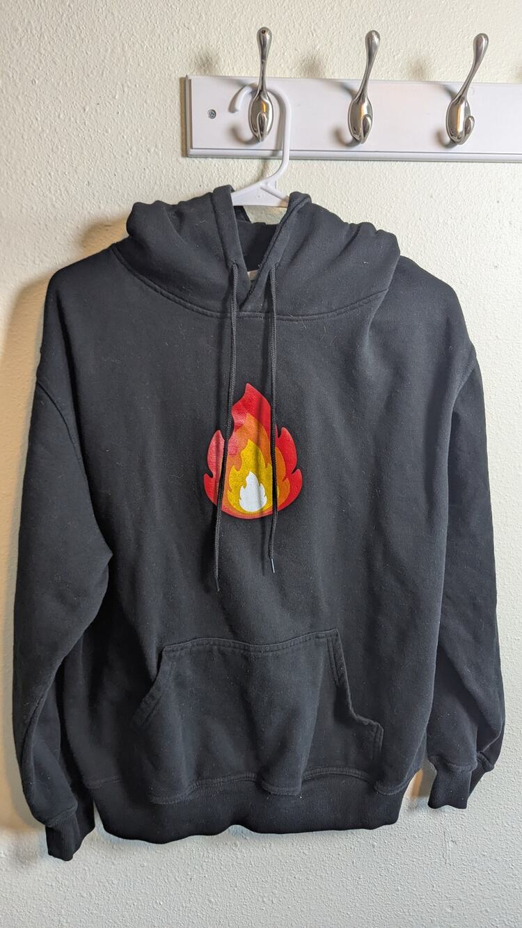 Dream Branding Hoodie Size Medium Graphic Pullover Sweatshirt